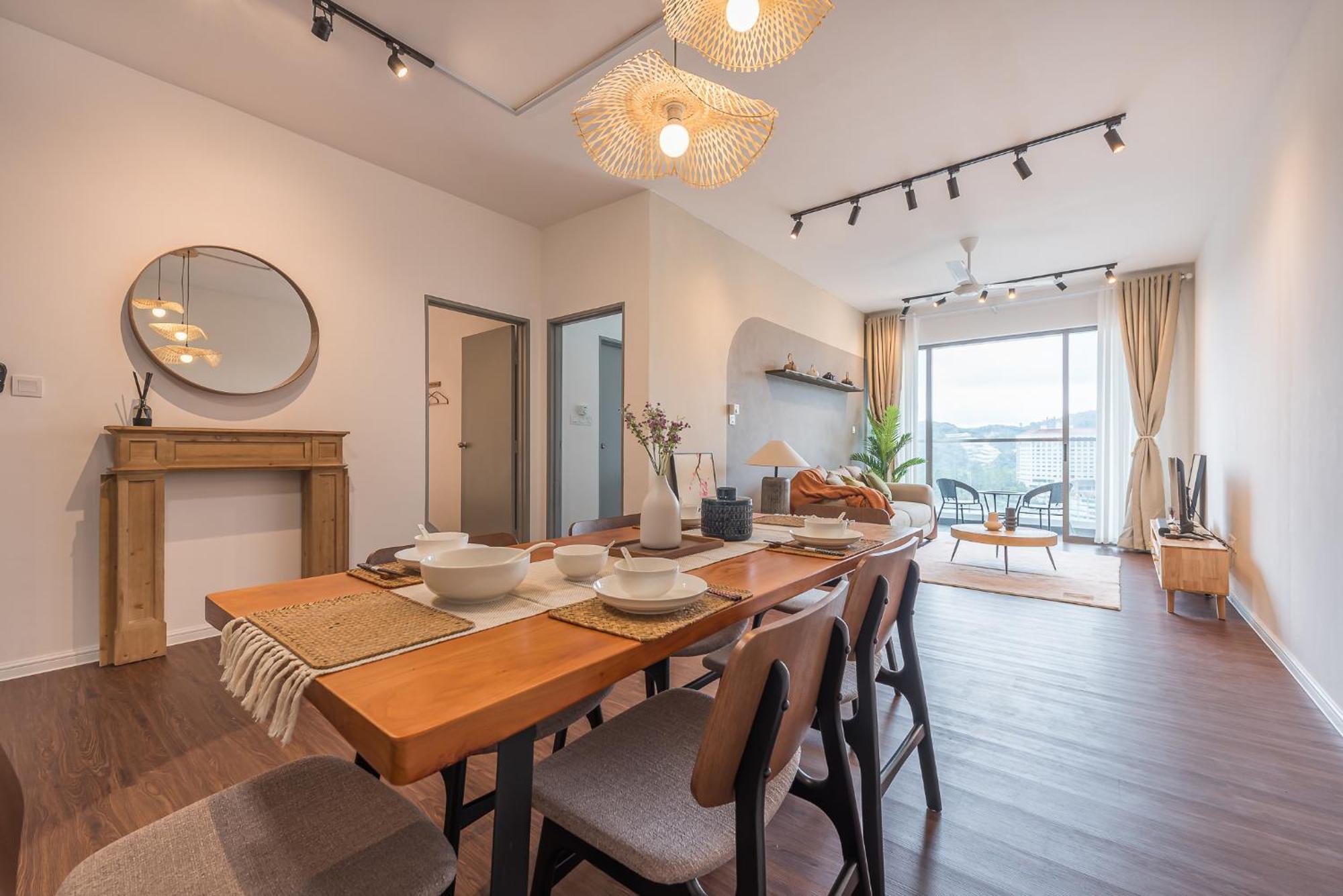 Apartment Serene Zen Family Retreat 2 To 7pax&sunrise View