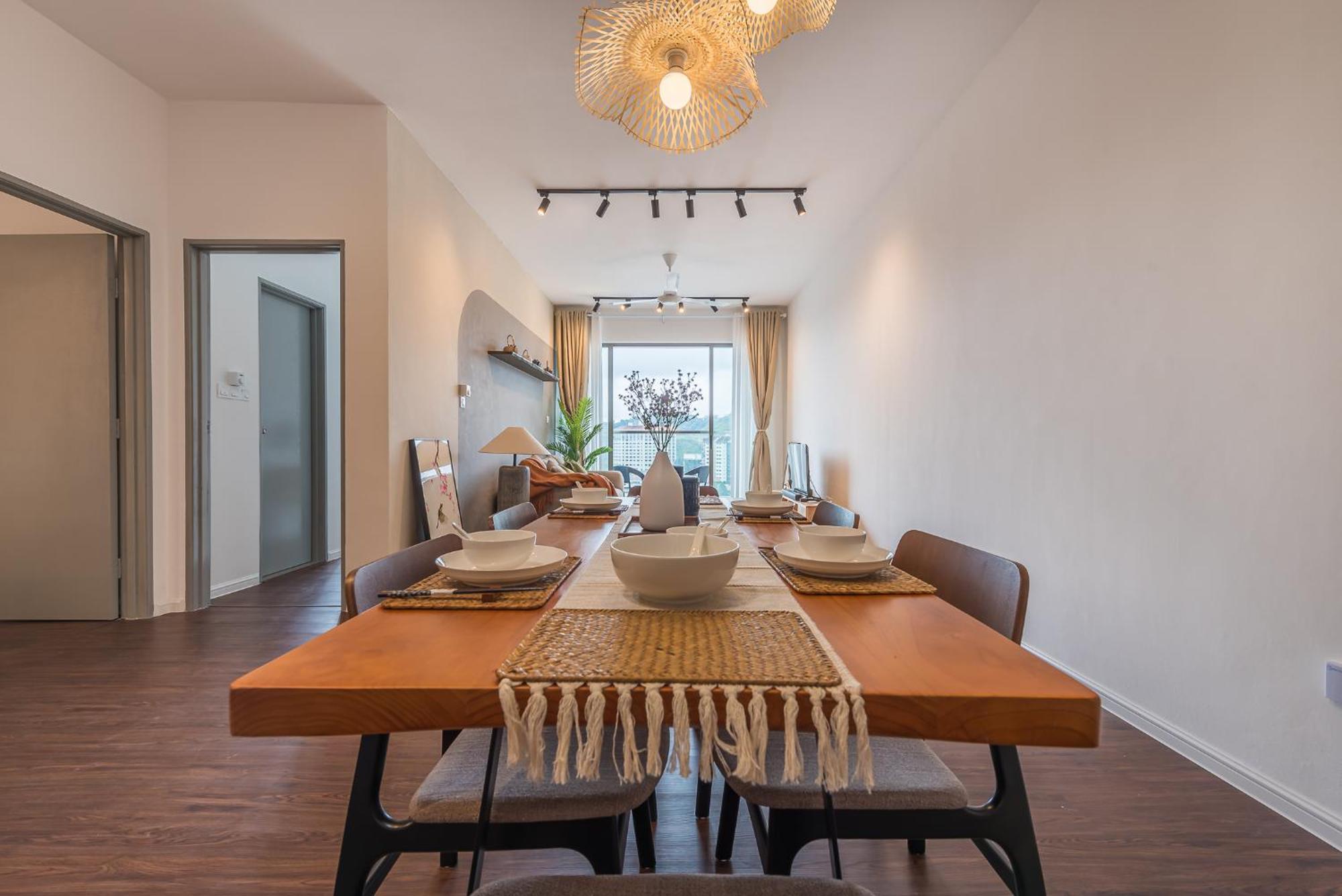 Serene Zen Family Retreat 2 To 7pax&sunrise View Apartment Brinchang